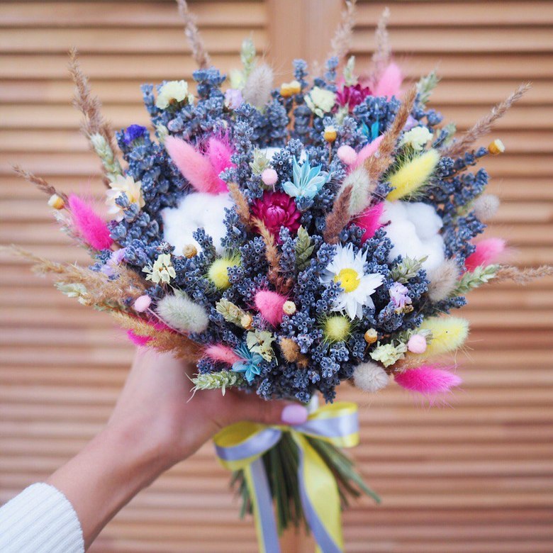 Букеты из сухоцветов