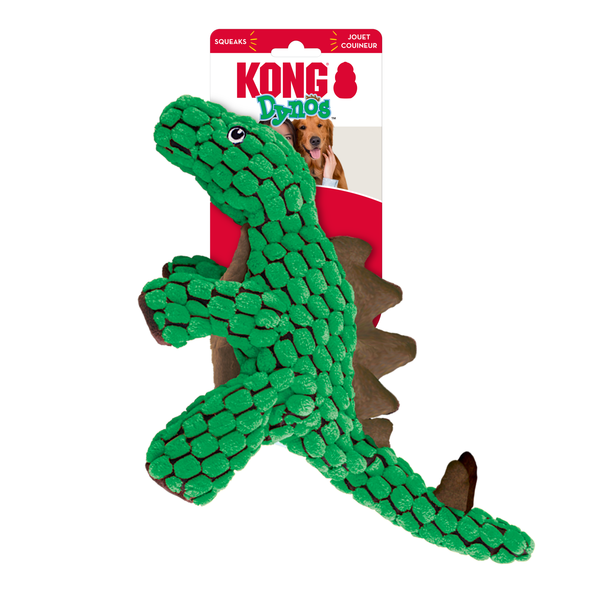 Toy Dog KONG Dynos Stegos Green